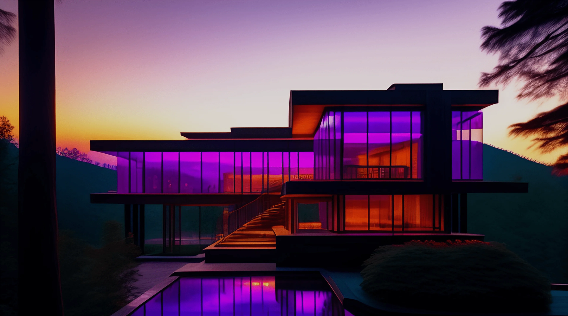 A luxury home