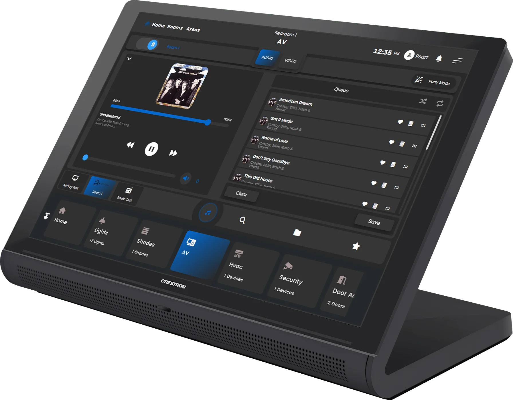 Crestron hardware
