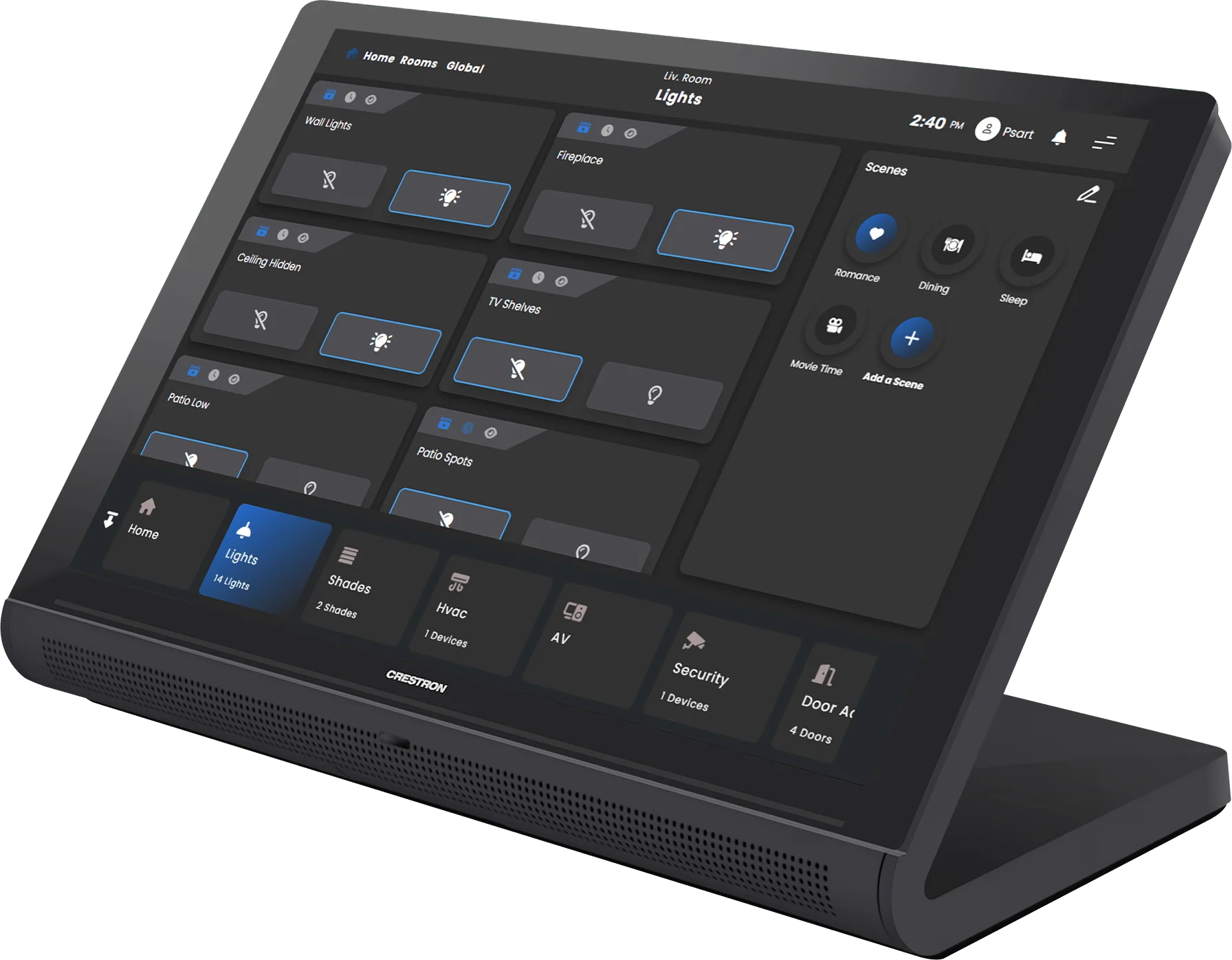 Crestron hardware