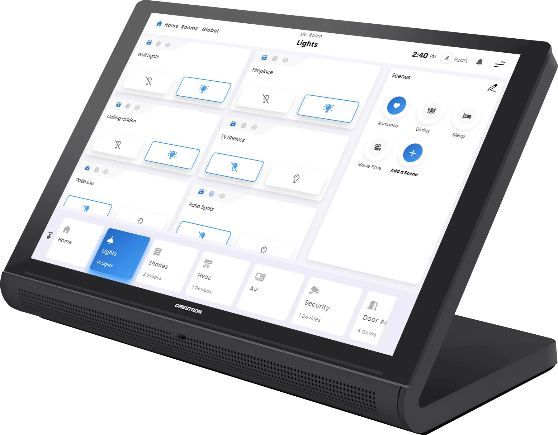 Crestron hardware