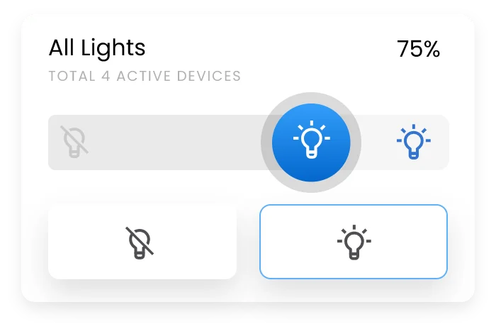 screenshot from lighting interface