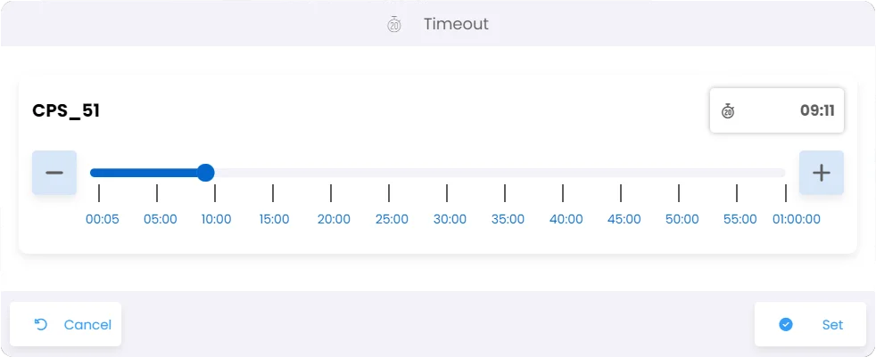 screenshot from lighting interface
