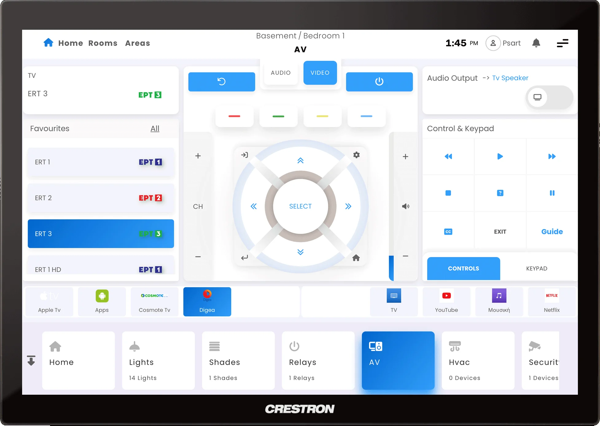 screenshot from video interface