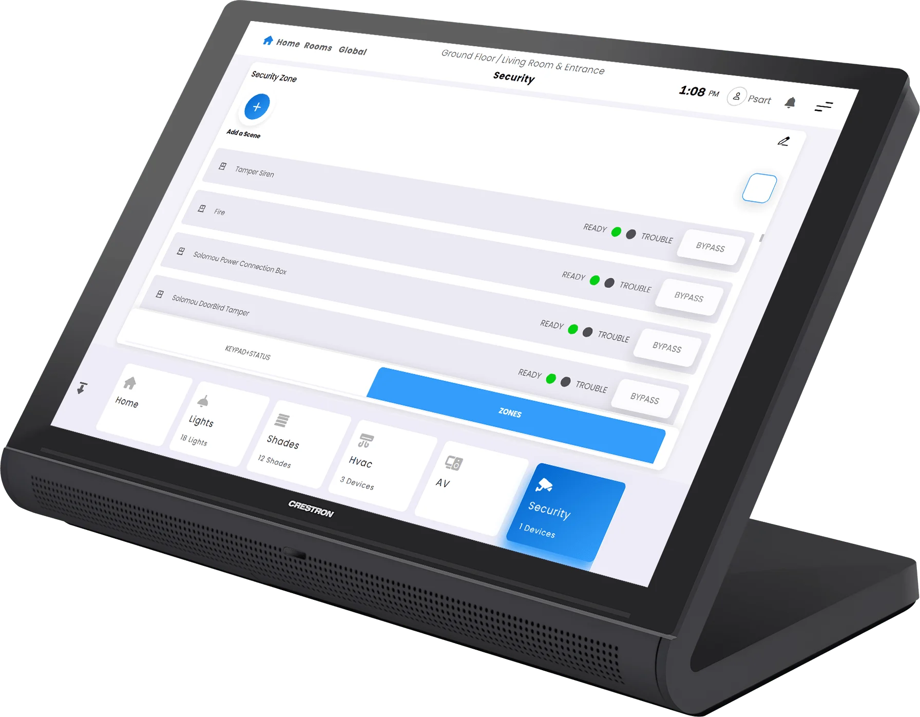 Εξοπλισμός Crestron