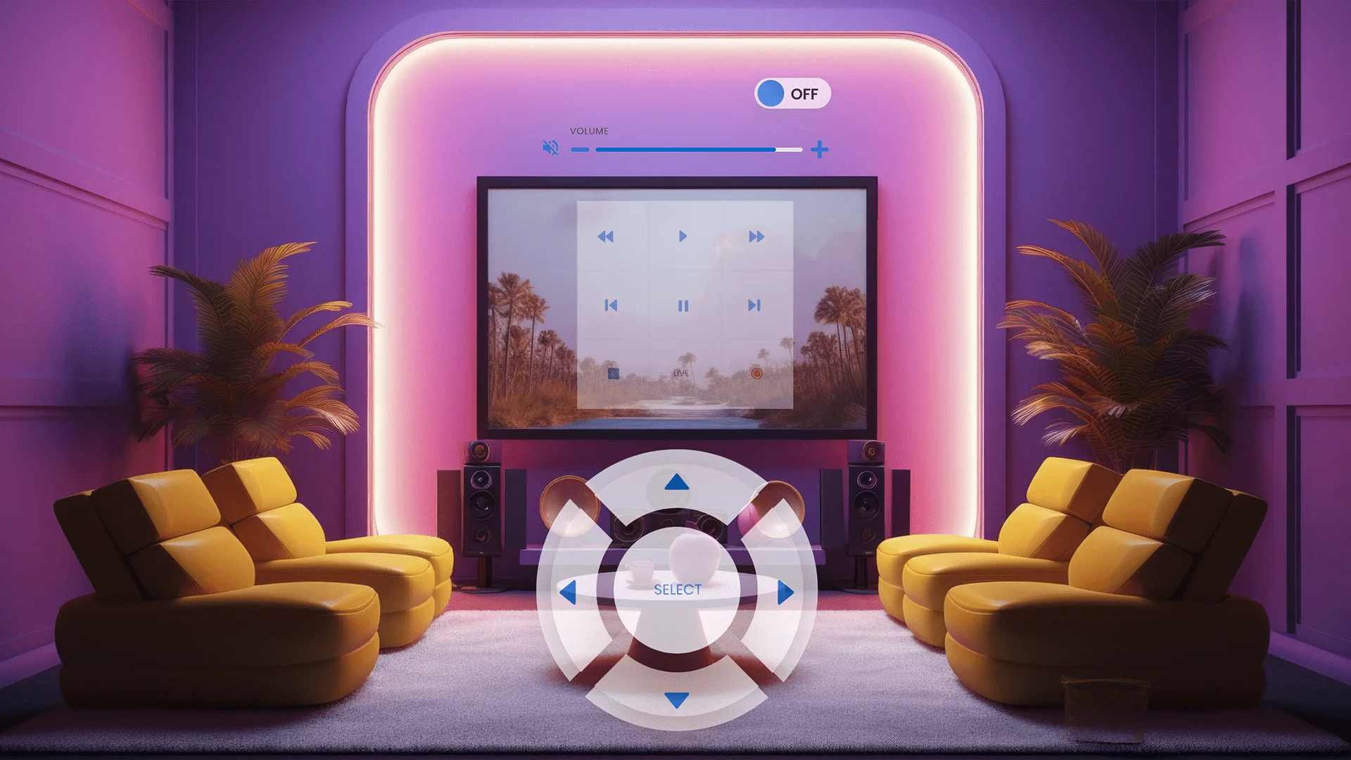 Ένα video απο ένα home cinema